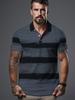 [Printed Design – Not Textured] Men'S Sports Shirt Loose Quick-Dry Breathable Turn- Collar Summer Short-Sleeve Business Casual Daily T-Shirt Golf