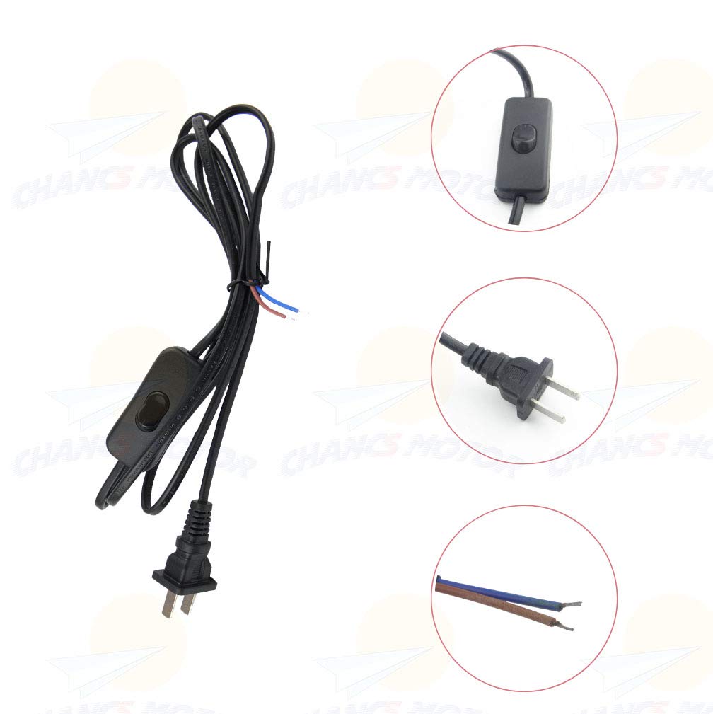 CHANCS 60KTYZ 110V Мотор-редуктор с металлическими шестернями для вращающегося вертела барбекю, с держателем и шнуром питания с вилкой и переключателем, 100-120 об/мин