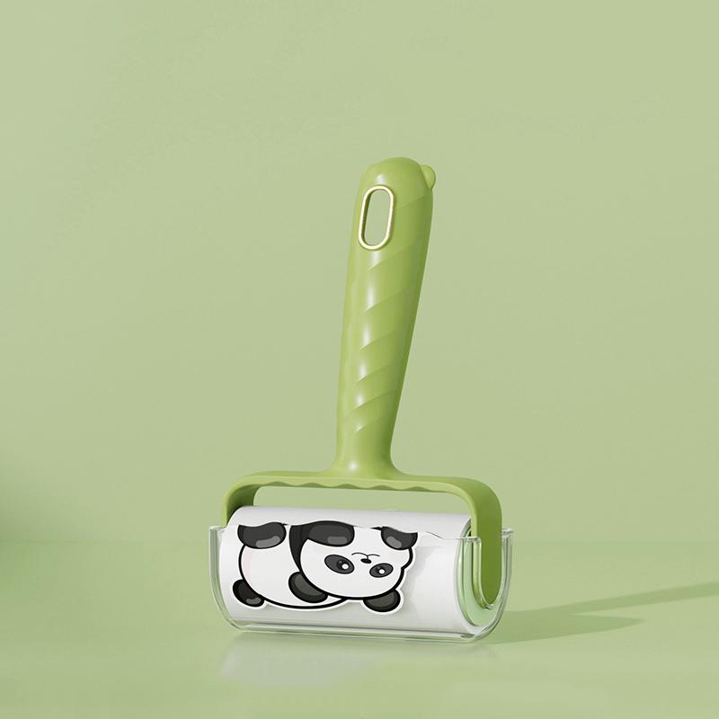 Tearable Roll Paper Hairs Sticky Roller Dust Pet Hair Remover Brush Clothes Carpet Lint Cleaning Replaceable Core