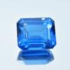 Natural Blue Tanzanite Loose Gemstone Emerald Cut 13.80 ct for Jewelry Making and Gem Collections