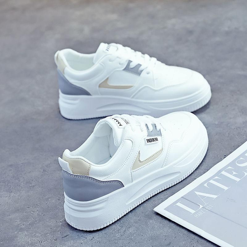 Новая Мода Весна Осень Белая Обувь для Женщин Повседневная Обувь Кеды Повседневный Академический Стиль Маленькие Белые Туфли Женские