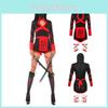 Stylish Women Ninja Cosplay Jumpsuit For Halloween Costume And Party Wear