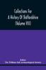 The Collections For A History Of Staffordshire (Volume Viii) Book