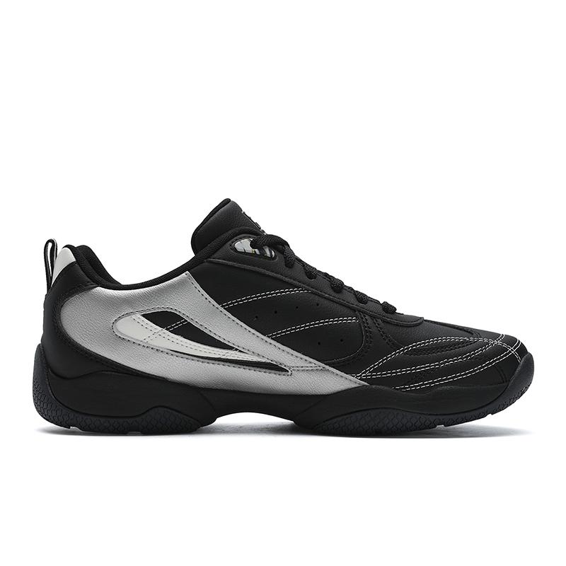 Fila Fountain Мода Универсальные Простые Личность Трендовые Спортивные Кроссовки Мужские Кроссовки Черный Серебристый F12M531105FBL