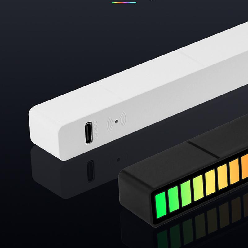 Rgb Голосовое управление Аудио Голосовое управление Музыкальный ритм Лампа Светодиодный атмосферный свет