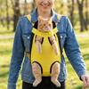 Double Shoulder Dog Front Carrier Breathable Mesh Dog Carrying Bag Pet Outdoor Backpack  Camping