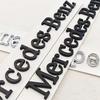 3D ABS Car Badge Rear Trunk Logo Mercedes-Benz Sticker Emblem Decoration For Mercedes Benz AMG W108 W124 W126 W140 W205 W201