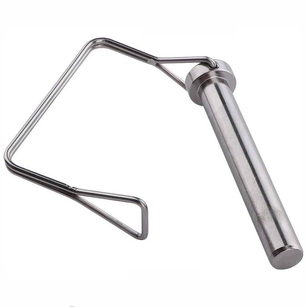 1Pc 12 X 90mm Safety Coupler Pin 1/2" X 3-1/2" Spring Buckle Pin Wire Lock Pin Lawn, Garden