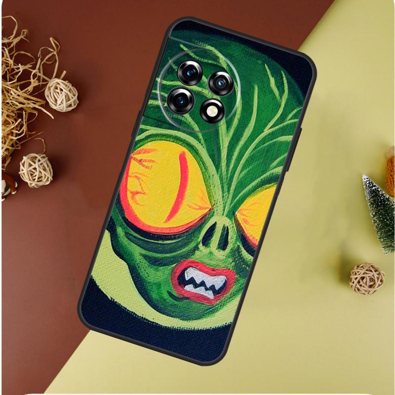 Чехол для телефона Alien Martian UFO для OnePlus Nord 4 CE 3 2 Lite N20 N30 9 10 Pro 8T 9RT 10T 10R 13R 12R 11 12 13
