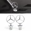 AJBR2 Zinc Alloy Car Front Hood Emblem Bonnet Label Badge Decal For Mercedes Benz C E S Class W204 W205 W212 W213 W211 W220 W222 W223