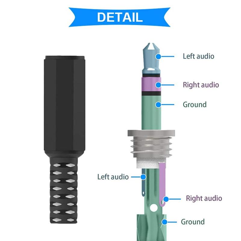 1/5/10pcs PJ392 Female Sockect Stereo Jack 3.5 Audio Connector 3.5mm Stereo Headphone Audio Video Jack Socket Accessory