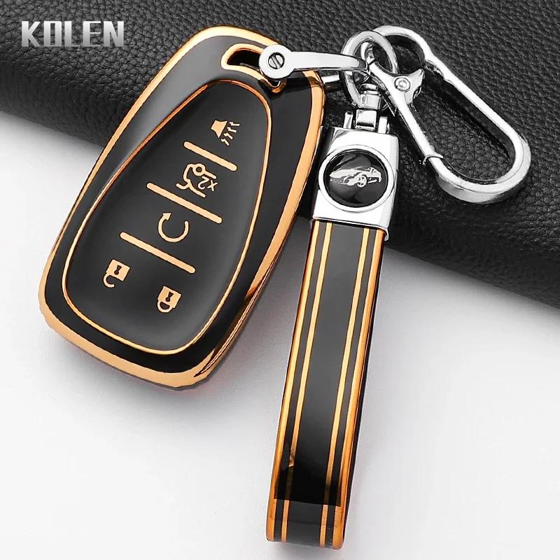 Модный ТПУ Чехол для Автомобильного Ключа Для Chevrolet Malibu Blazer Traverse Seeker Onix Equino Volt Bolt Trax Orlando Cruze Spark Sonic