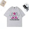 2025 Summer French Rapper Jul Cest Marseille Bébé Graphic 100 Pure Cotton Printed Tshirt Fashion Hip Hop Y2k NEW Pure Unisex