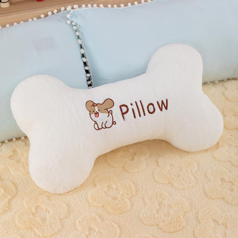 Super soft puppy bone throw pillow Plush Toy Soft Home Decoration Christmas Gift Children's Birthday Gift companion gift for Kid
