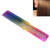 Professional Electroplate Hair Cutting Comb Hairdressing Styling Comb for Barber Shops