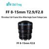 LAOWA FF 8-15mm Полнокадровый Рыбий Глаз Зум-Объектив
