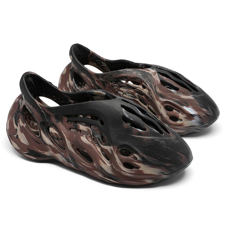 3818 кокосовые изи дырявые туфли женские Канье летние новые парные пляжные крутые шлепанцы мужские