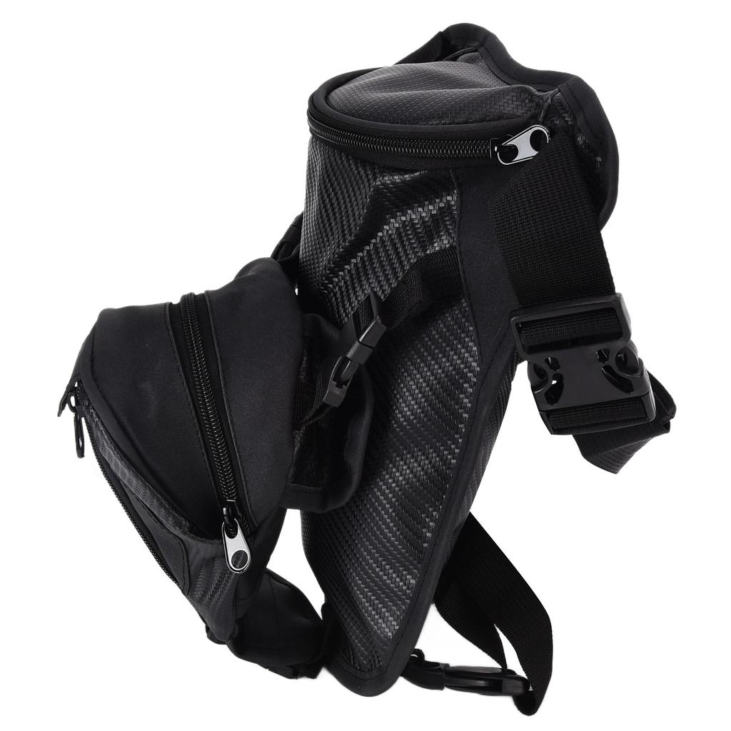 Men Leather Thigh Bag Multifunctional Drop Leg Bag Thigh Satchel for Bicycle Travel Hiking