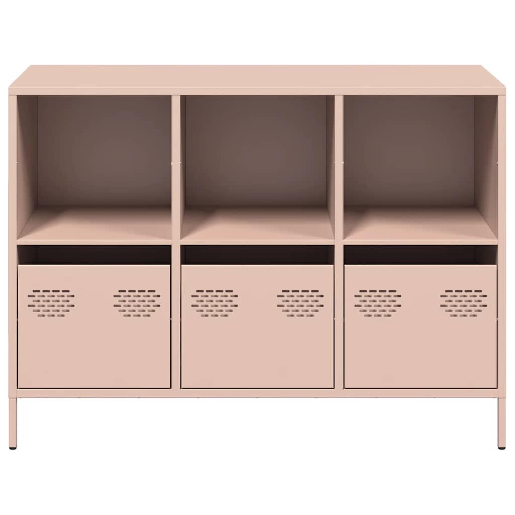 Sideboard Pink 101.5 x 39 x 73.5 cm Cold Rolled Steel