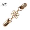 Clothing Cincher Accessories Vintage Sweater Clips for Women Girls, Retro Faux Pearl/Floral Cardigan Clips, Elegant Collar Waist Tightening