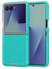 Чехол-броня Defender Series 3-в-1 с зажимом на ремень для Samsung Galaxy Z Flip 7 Ott-Box Оригинальный пылезащитный жесткий чехол военного уровня