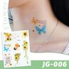 Rikalong Waterproof Cartoon Glitter Tattoo Stickers - Dreamy Gradient Face Designs