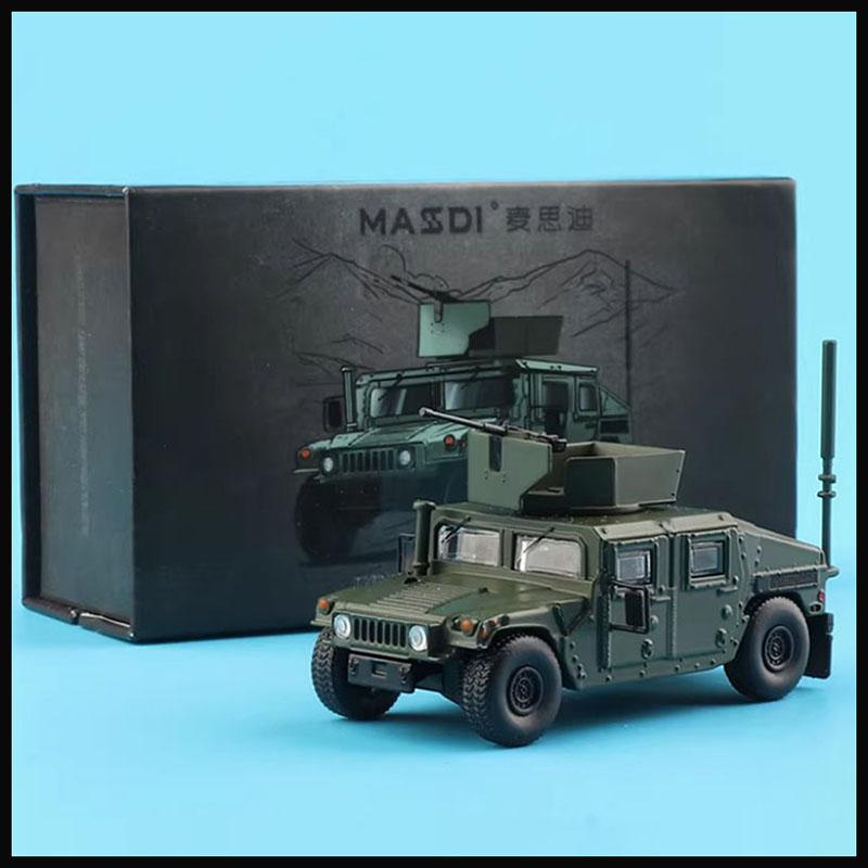 MASSDI 1/64 H1 M1151/Газ Тигр ТАНК Металлическая Военная Модель Машинки Взрослый Классическая Коллекция Дисплей Подарок Сувенир Игрушка для Мальчика