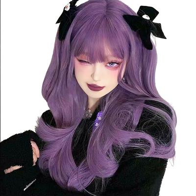 Sofeiyan Длинные вьющиеся кудрявые волны Полные Лолита Повседневный Маленький Тепло Harajuku Включен Парик, Волосы, Парик, Парик, Косплей, Использование, Натуральный, Женский, Полная длина,