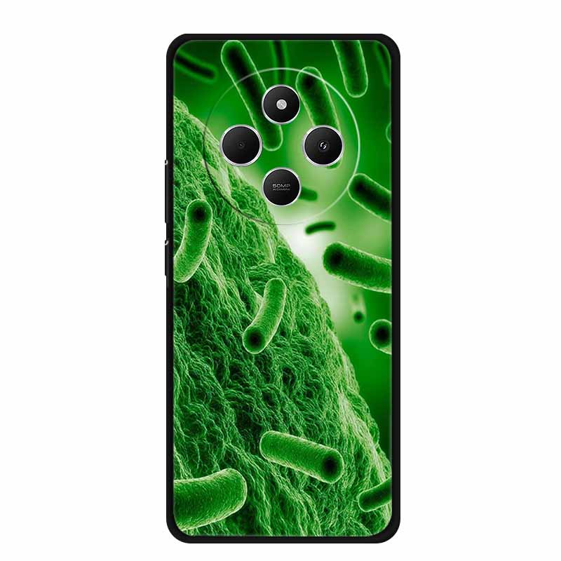 Чехол для Xiaomi Poco C75 POCOC75 Черный Силиконовый Мягкий Задний Чехол-Крышка Для Poco C75 Чехол для Телефона C 75 6.88" Ударопрочный Coque Funda