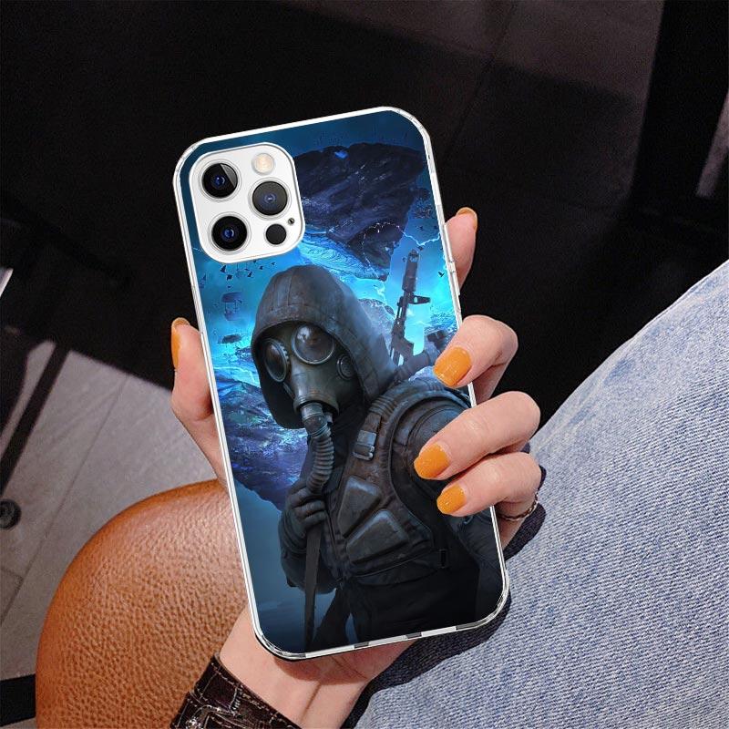 Игровой чехол S-Stalker для iPhone 17 Air 16 Pro Max 16E 15 + 14 Plus 11 12 13 Mini 7 8 SE Подарок Печатная крышка Fundas
