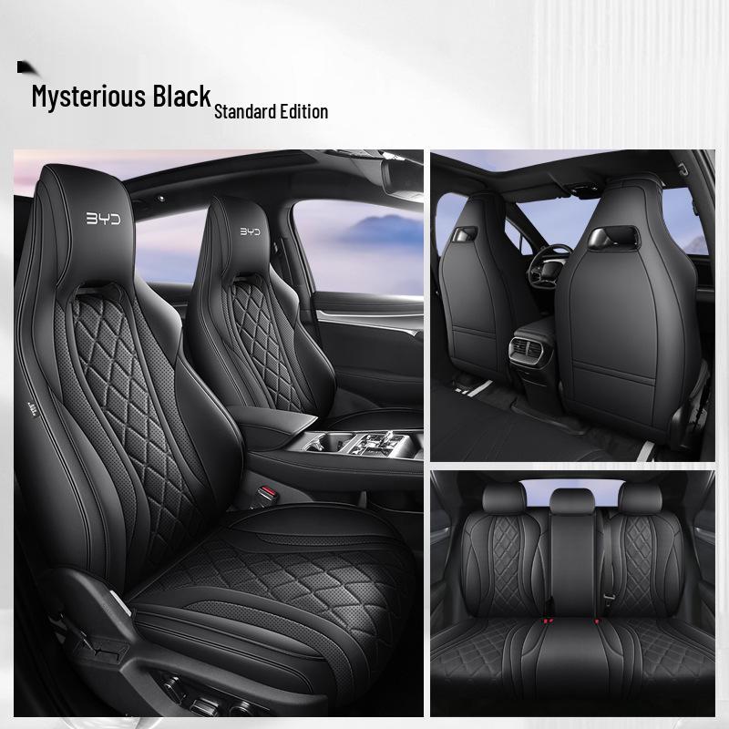 BYD Sea Lion Universal Car Seat Cushion - New Model, Full Leather, All-Season