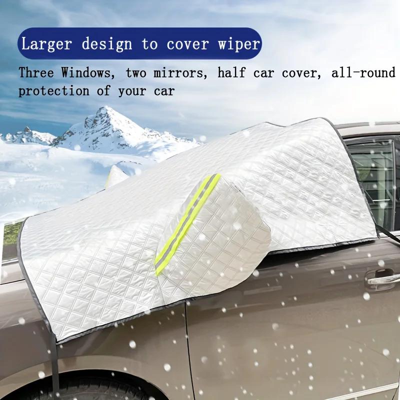 Чехол-антифриз на лобовое стекло автомобиля, чехол для одежды автомобиля, чехол от снега, инея, снега, солнца, теплоизоляция и солнцезащита для автомобиля