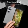 Чехол для Samsung Galaxy Z Fold6 5G Кожа+ПК+ТПУ Гибридный чехол для телефона Текстура дерева