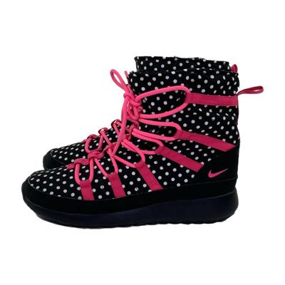 Женские кроссовки Roshe One Hi 'Black Pink' 807744-001