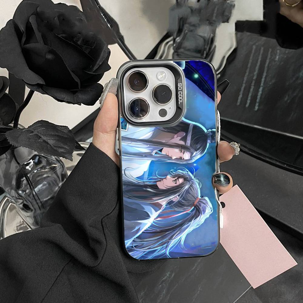 Чехол для телефона "Грандмастер Демонической Культивации" для IPhone 16 17 15 14 12 13 Pro Max Черный Цвет Ударопрочный Чехол