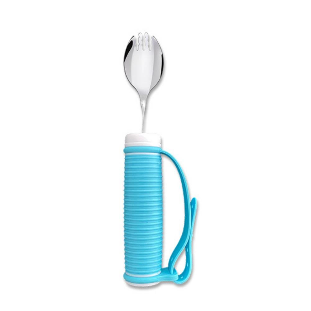 Angle Adjustable Anti-Slip Eating Spoon Anti-Shake Food Aid Fork Stroke Recovery