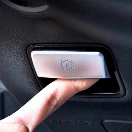 ABS Car Foot Brake Release Switch Stick Decoration For Benz ML GL SLK 2013 2014