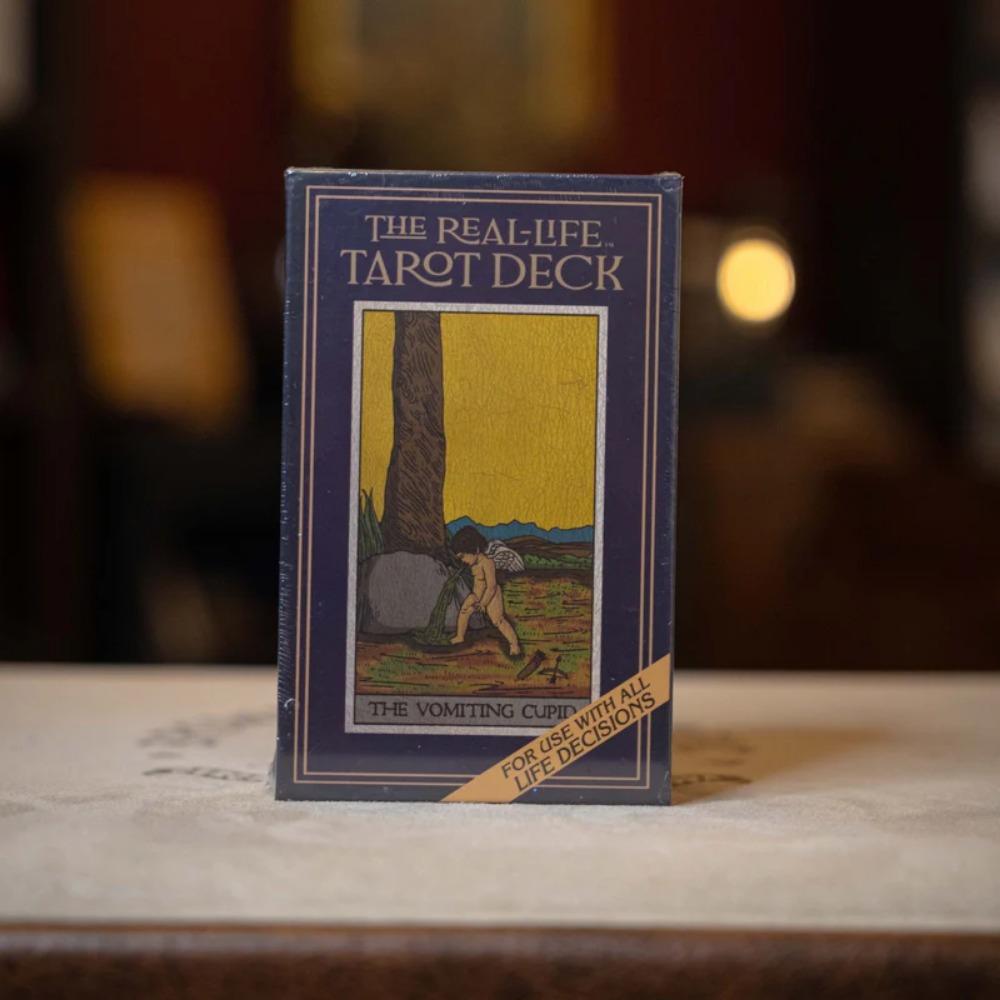 Реальные карты Таро, 78 шт., карты 10,3*6 см. Причудливый, забавный и уникальный набор карт. Новые произведения искусства и новые уникальные персонажи.