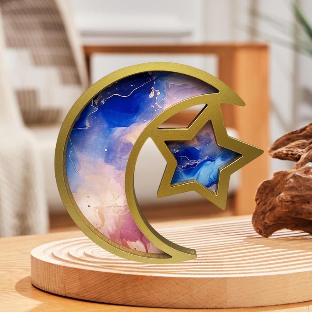 Ramadan Serving Tray Decoration Moon Star for Wedding Gatherings Events