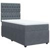 Maison Exclusive - Sommier à lattes de lit et matelas Gris foncé 80x200 cm Velours