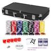 BestBuy Poker Chips Poker Set Chip Set 300 Pieces Пронумерованные игральные карты Casino Game Casino Set Black Case