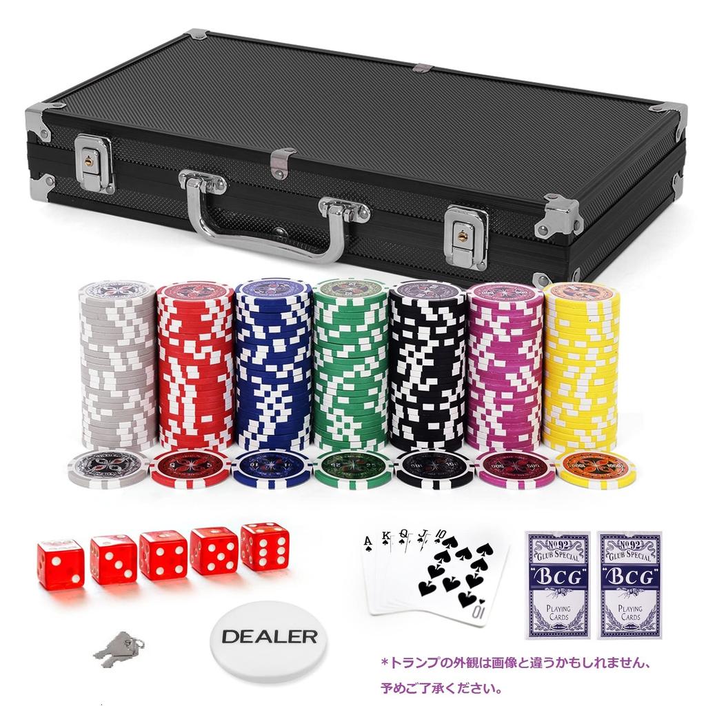 BestBuy Poker Chips Poker Set Chip Set 300 Pieces Пронумерованные игральные карты Casino Game Casino Set Black Case