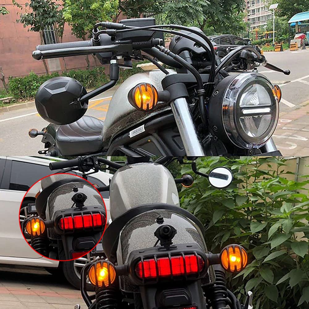 Для Honda Rebel CMX 250 300 500 1100 2020 2021 Передний Задний Указатель Поворота Световой Защита Индикатор Тормоз Задний Фонарь Защитная Крышка