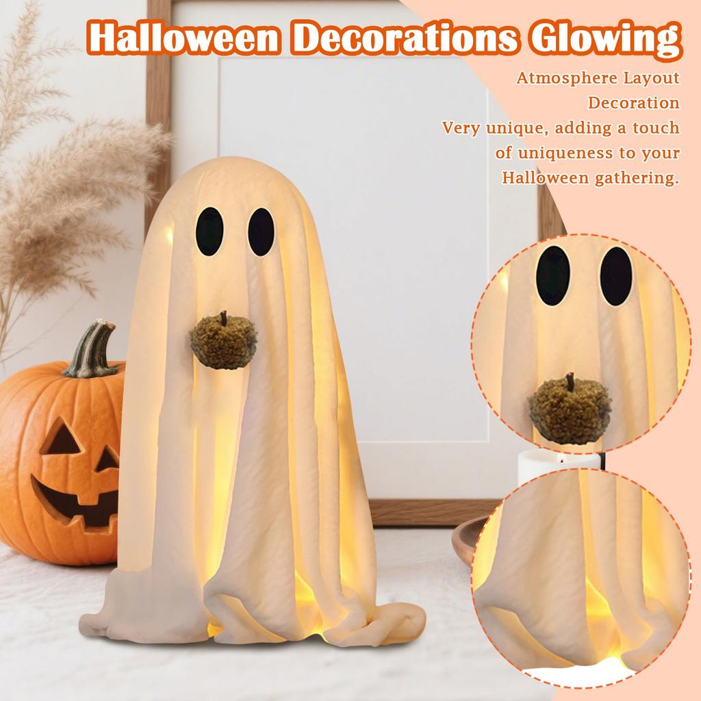 Halloween Decorations Glowing Halloween Decorations Indoor Cute Tabletop Decorations For Party Home Kitchen And Fireplace