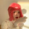 Artificial Fur Winter Hats with Earflaps Russian Winter Caps Fur Hood Hat Lamb Wool Women's Bomber Hats Warm Beanies Cap