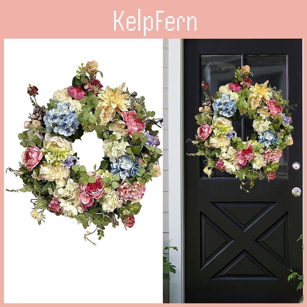 Hydrangea Home Wreath Indoors Outdoors Nontoxic