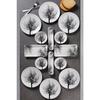 14 Piece Handmade Tree Of Life Pattern Breakfast Set For 6 People - Luxury Breakfast Presentation Set