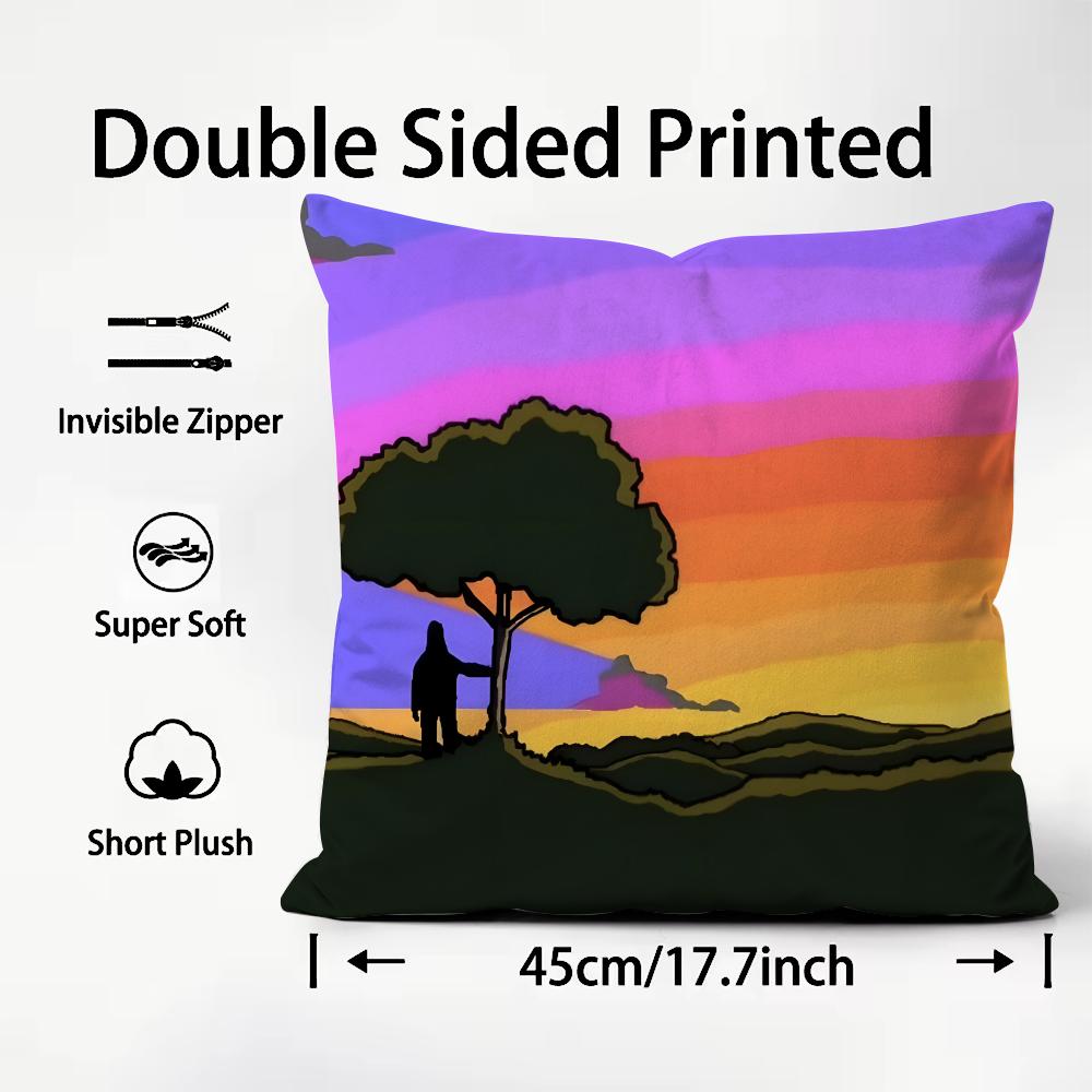 Quirky The Big Lez Show Cushion Cover Pattern Printed Pillowcase for Living Room Sofa Cushion Cover & Bedroom Decor