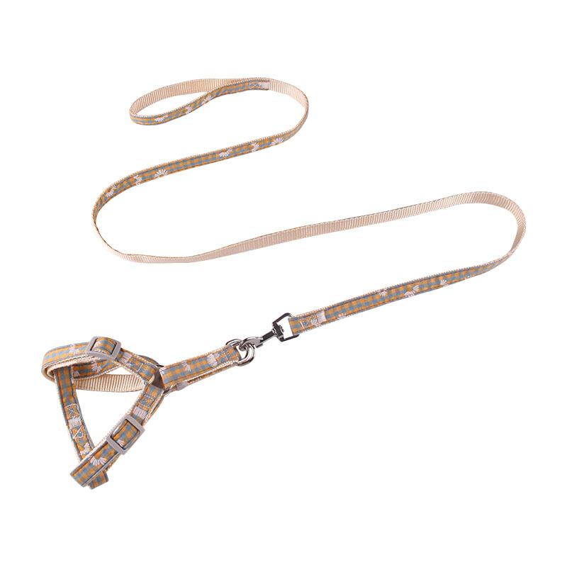 Leashes 1PC Chest and Back Collar Pet Supplies Dog Leash Outdoor Walking Cat Leash Pet Accessories