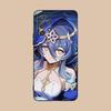 Game GI Layla Mobile Phone Case for Samsung Galaxy M55 54 42 35 34 33 32 23 22 15 14 13 12 F55 5G Colorful Cover Cover Luxury